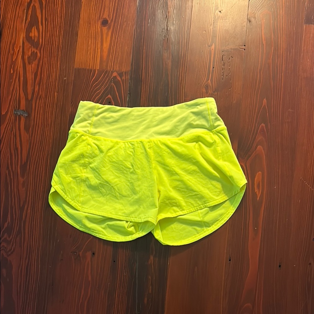 Neon Yellow Women's Shorts
